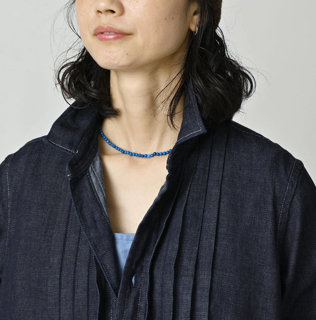 45 Petit Denim Tuck Shirt Dress Nou