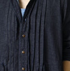 45 Petit Denim Tuck Shirt Dress Nou