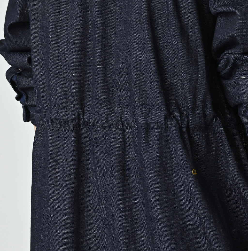 45 Petit Denim Tuck Shirt Dress Nou