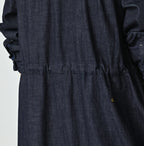 45 Petit Denim Tuck Shirt Dress Nou