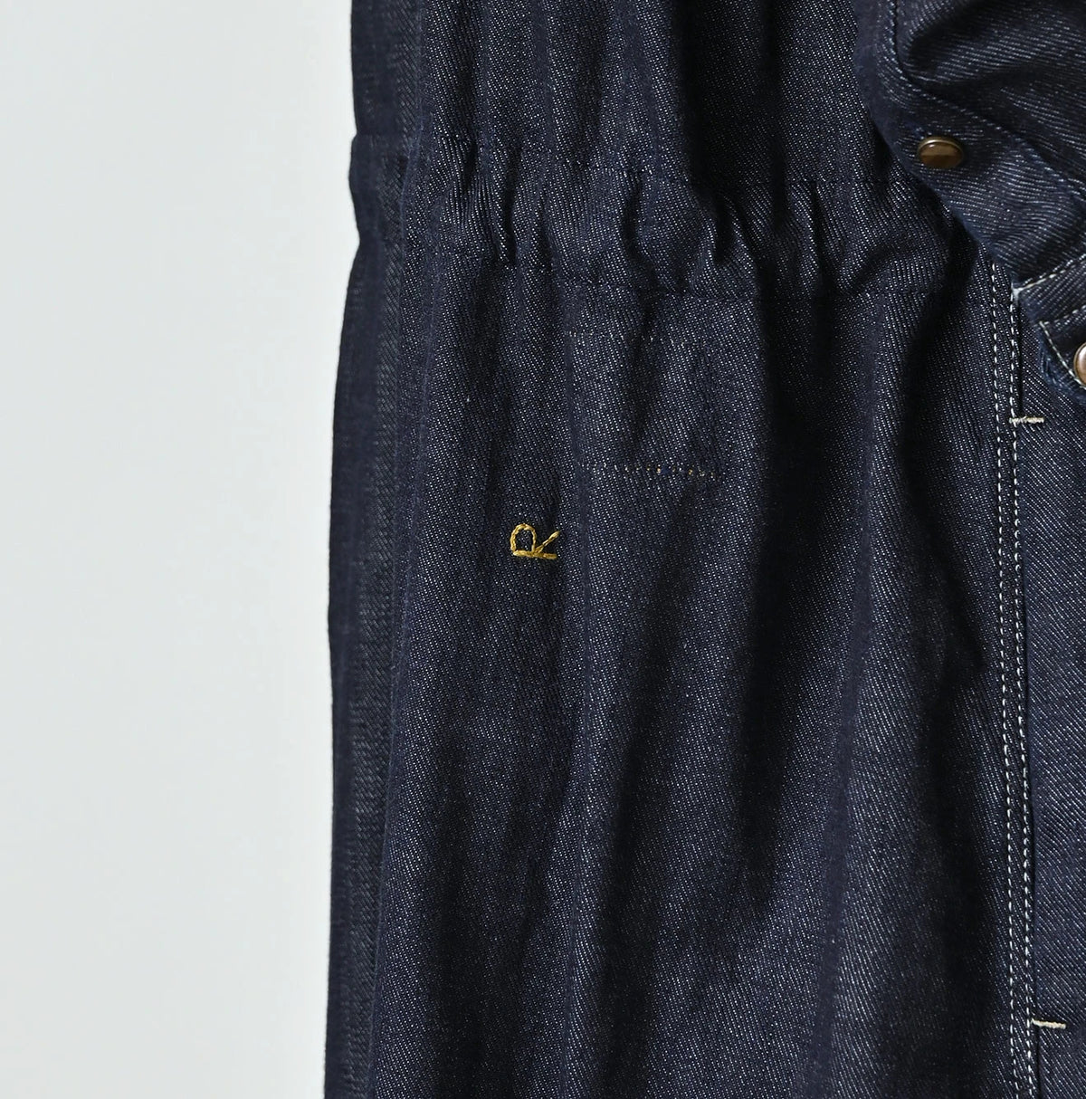 45 Petit Denim Tuck Shirt Dress Nou