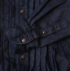 45 Petit Denim Tuck Shirt Dress Nou