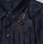 45 Petit Denim Tuck Shirt Dress Nou