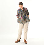Mole Serge Stretch 908 Painter Pants Female Model
