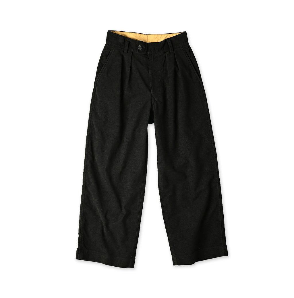 Mole Serge Stretch Charlotte Baggy Black