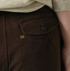 Mole Serge Stretch Charlotte Baggy Detail