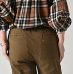 Mole Serge Stretch Sabrina Slacks Detail
