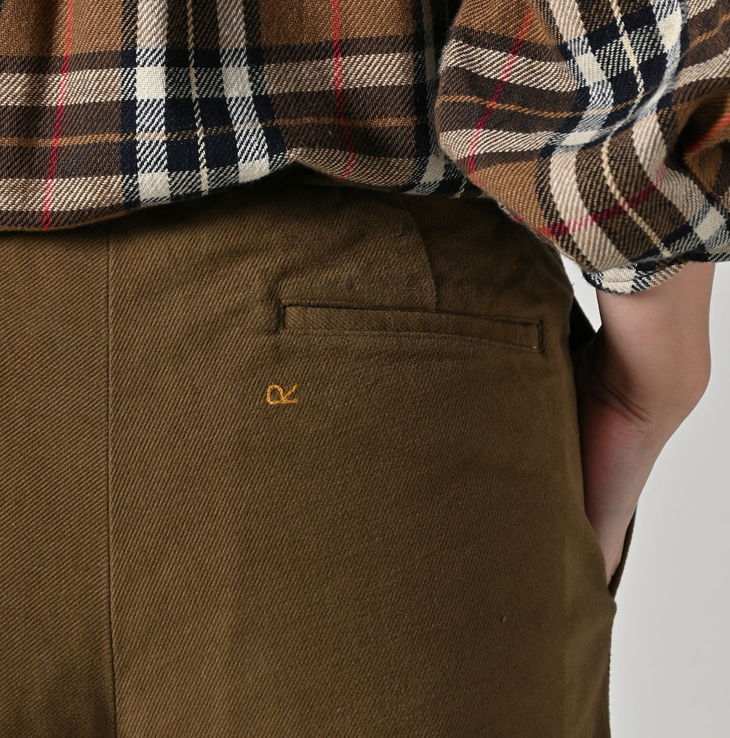 Mole Serge Stretch Sabrina Slacks Detail