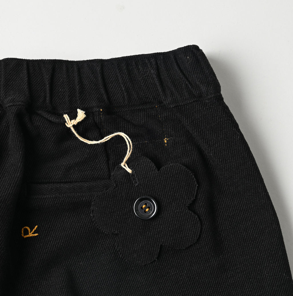 Mole Serge Stretch Sabrina Slacks Detail