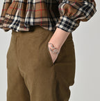 Mole Serge Stretch Sabrina Slacks Detail