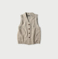 Yak Merino Vest Beige Natural