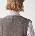 Yak Merino Vest Detail