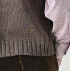 Yak Merino Vest Detail