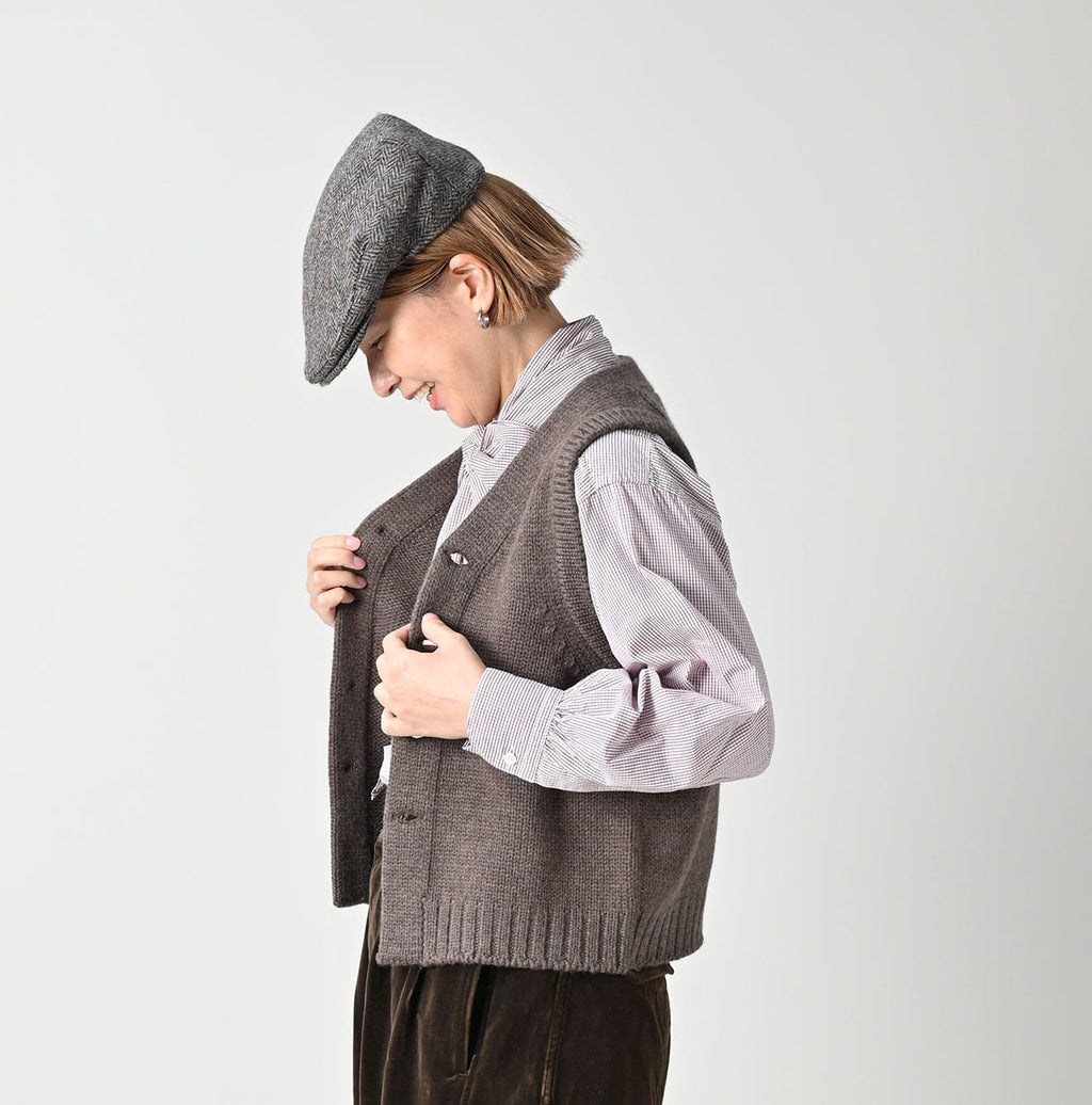 Yak Merino Vest Female Model