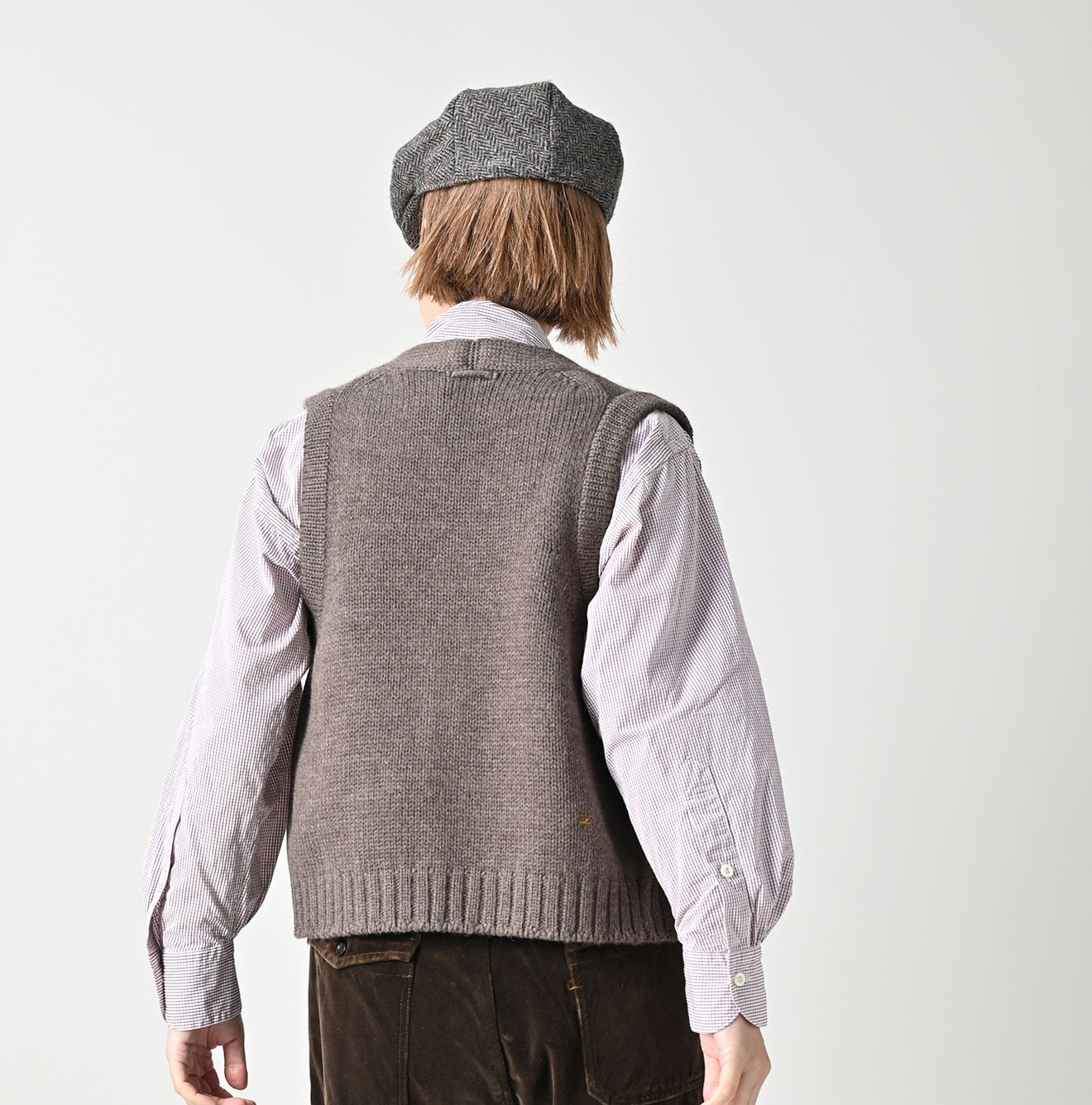 Yak Merino Vest Female Model