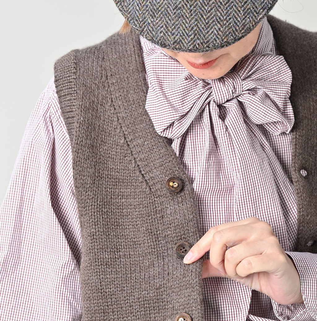 Yak Merino Vest Detail