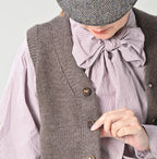 Yak Merino Vest Detail