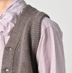 Yak Merino Vest Detail
