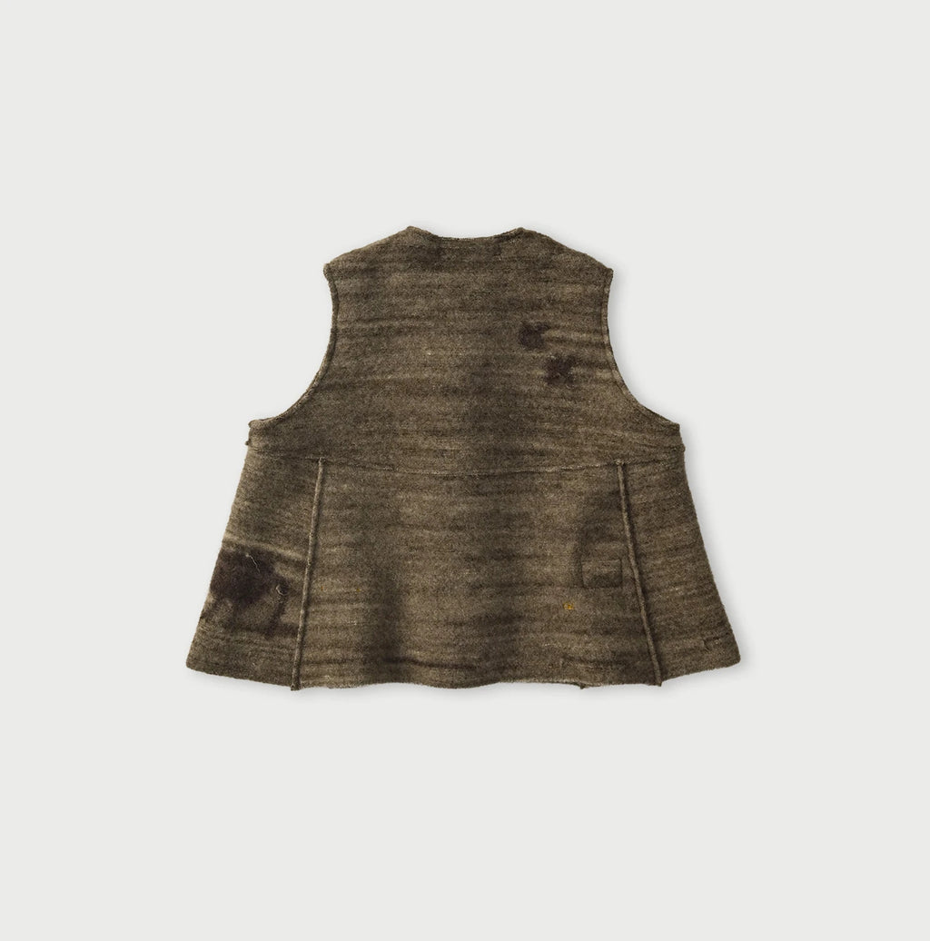 Donkey Boiled Wool Tent Vest