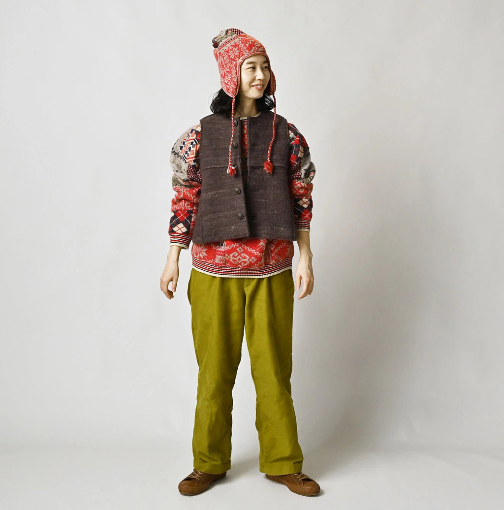 Donkey Boiled Wool Tent Vest