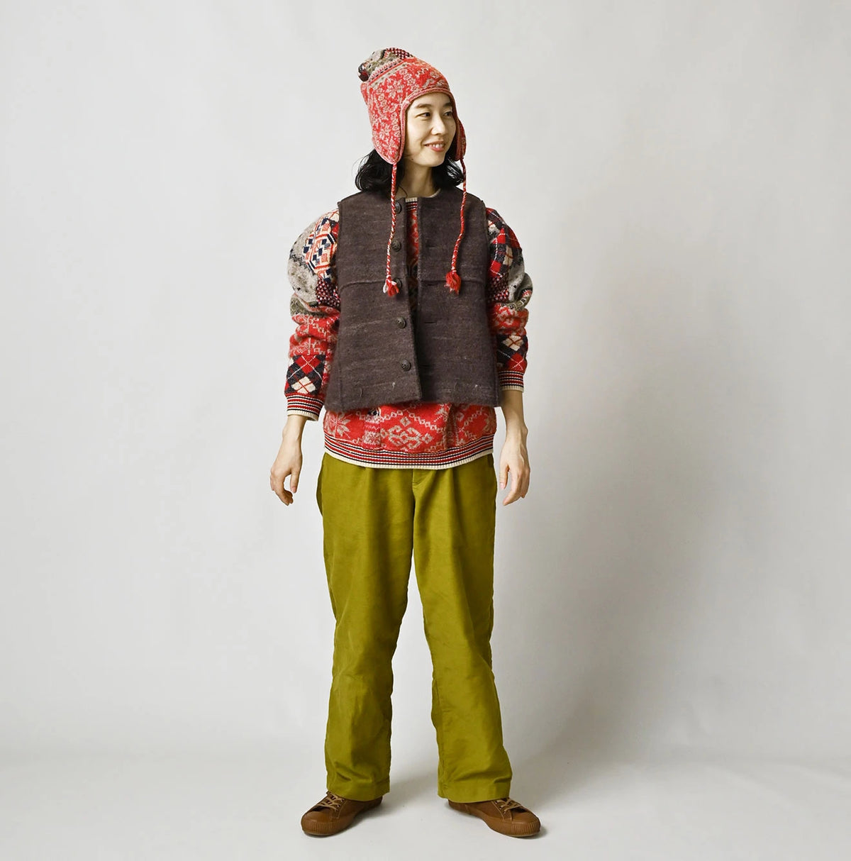 Donkey Boiled Wool Tent Vest
