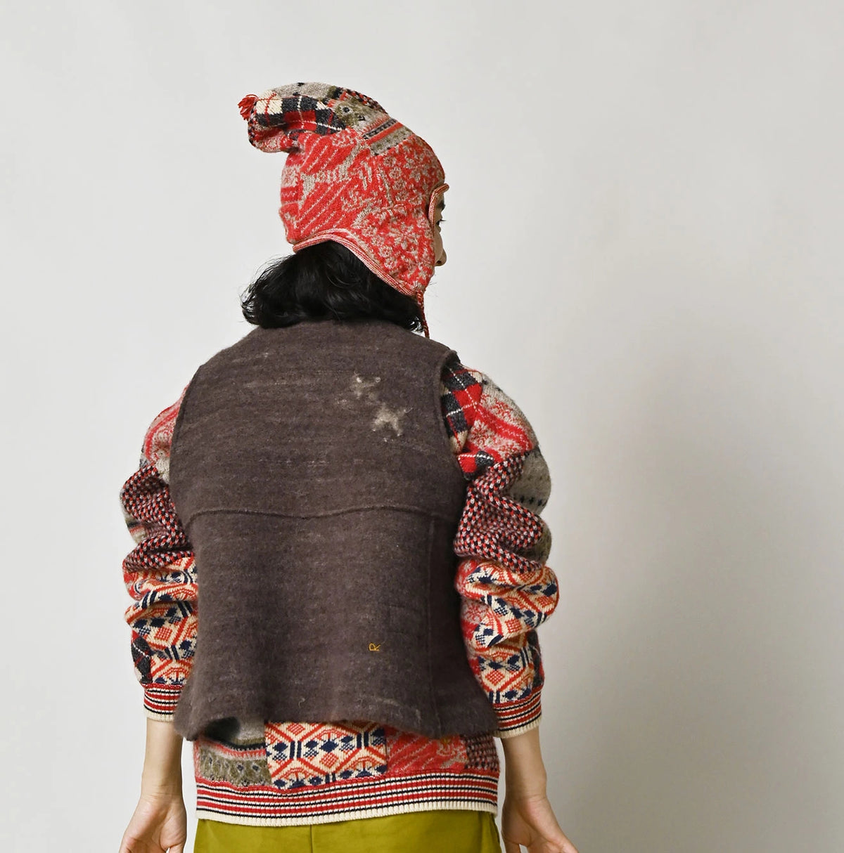 Donkey Boiled Wool Tent Vest