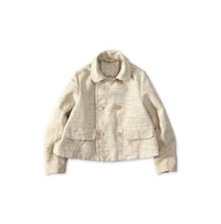 Cotton Linen Tweed Annie Mini Jacket