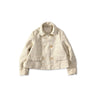 Cotton Linen Tweed Annie Mini Jacket Kinari