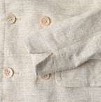 Cotton Linen Tweed Annie Mini Jacket Detail