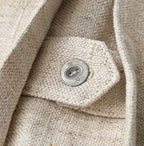 Cotton Linen Tweed Annie Mini Jacket Detail