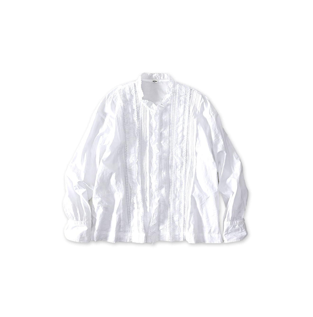 Supima Batiste Cutwork Blouse White