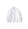 Supima Batiste Cutwork Blouse White