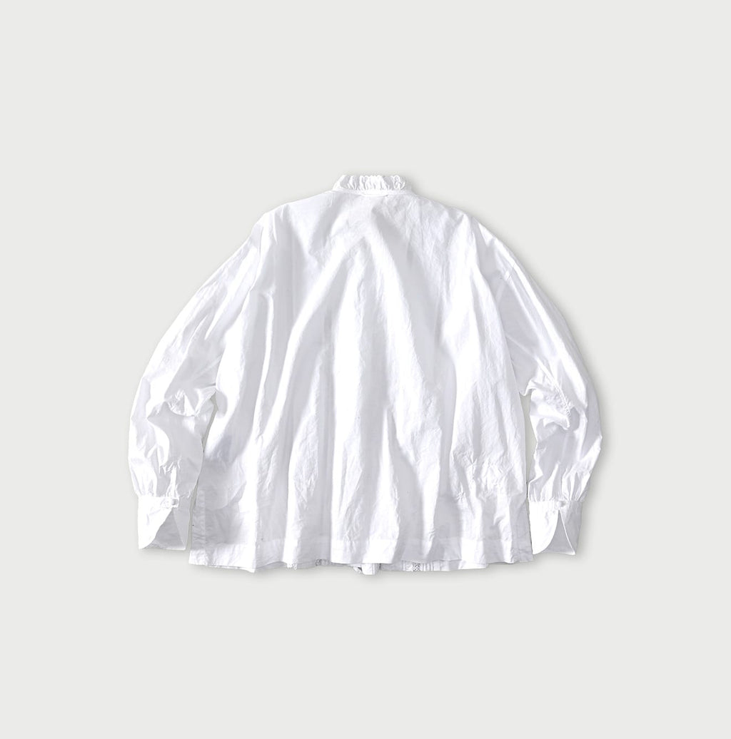 Supima Batiste Cutwork Blouse Back