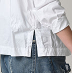 Supima Batiste Cutwork Blouse Detail