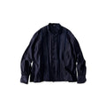 Indigo Supima Batiste Cutwork Blouse