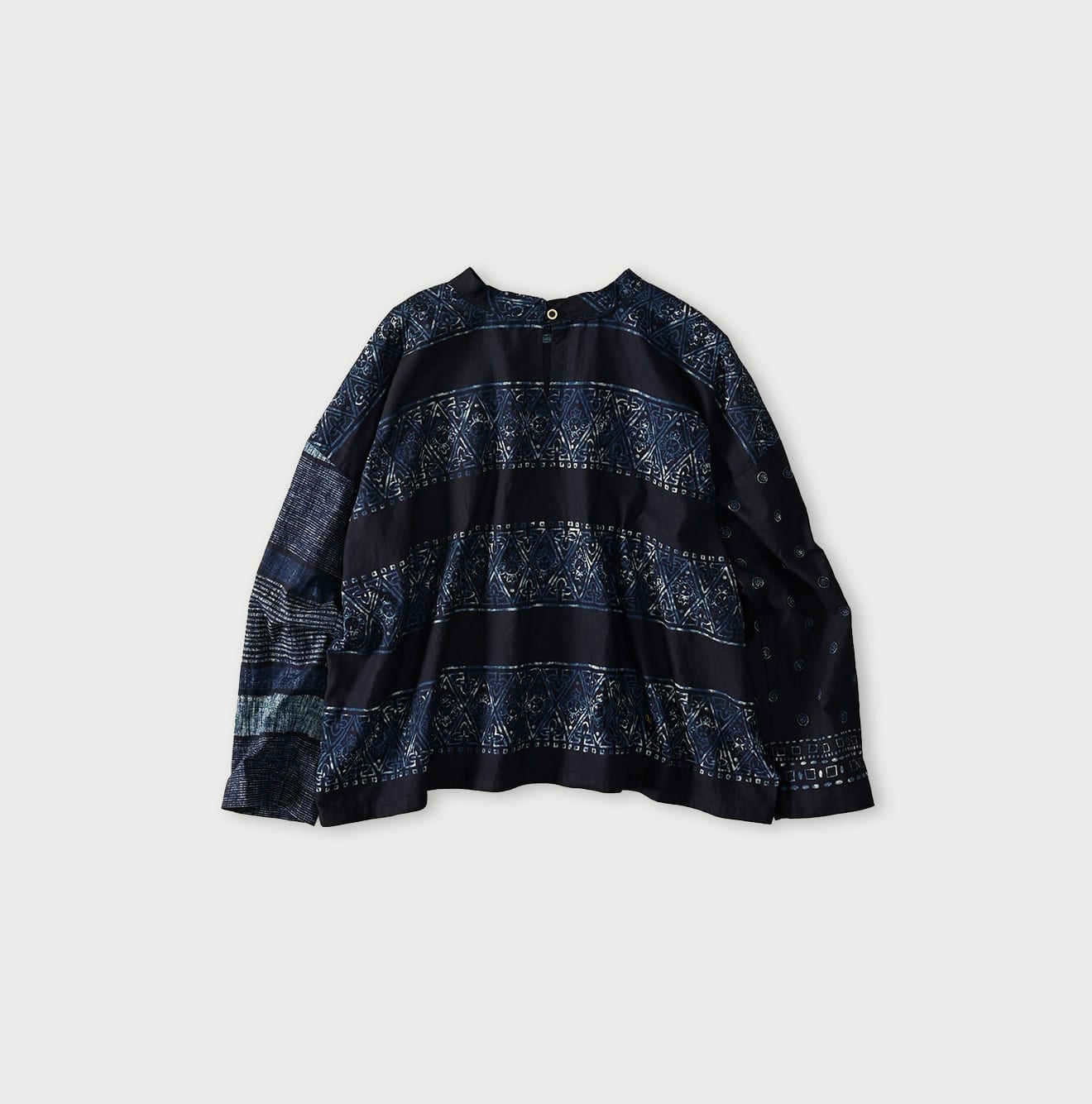 Indigo Picture Book Bandana Blouse Back