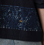 Indigo Picture Book Bandana Blouse Detail