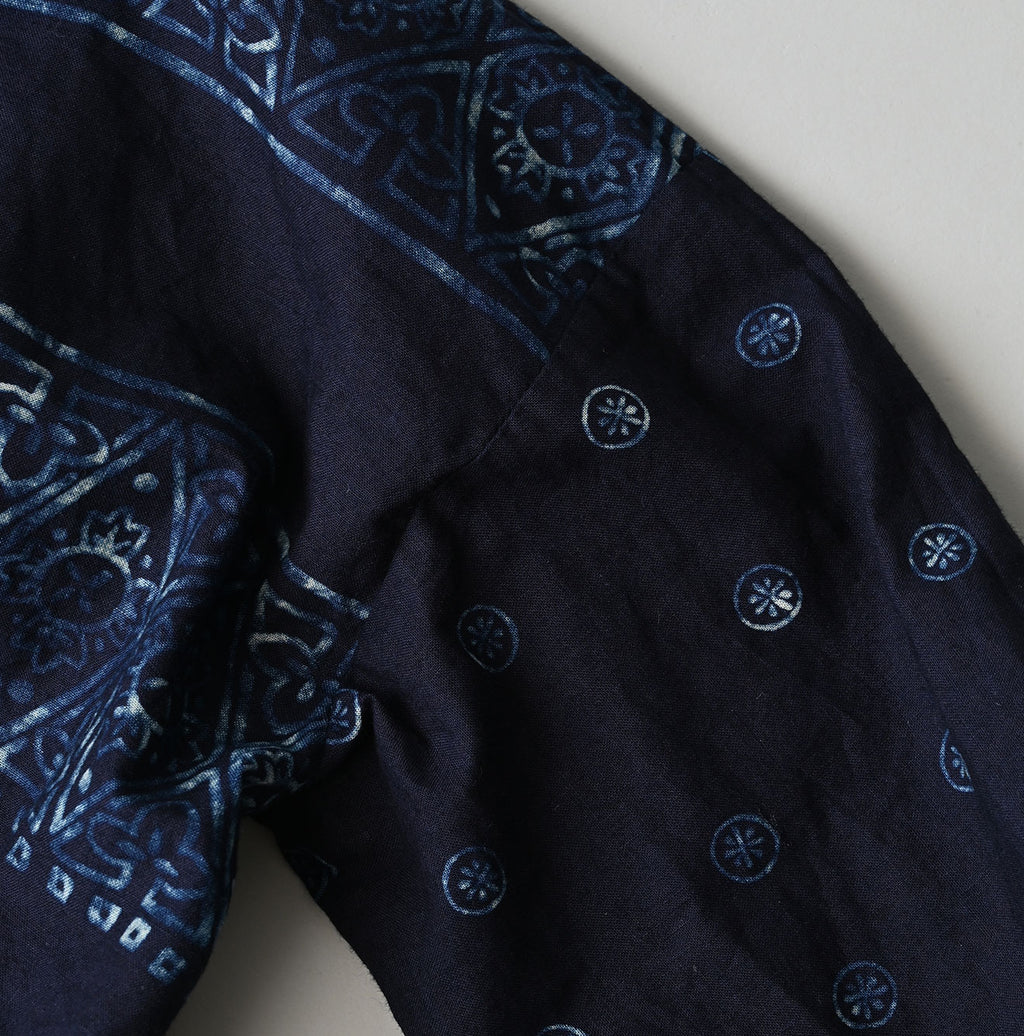 Indigo Picture Book Bandana Blouse Detail