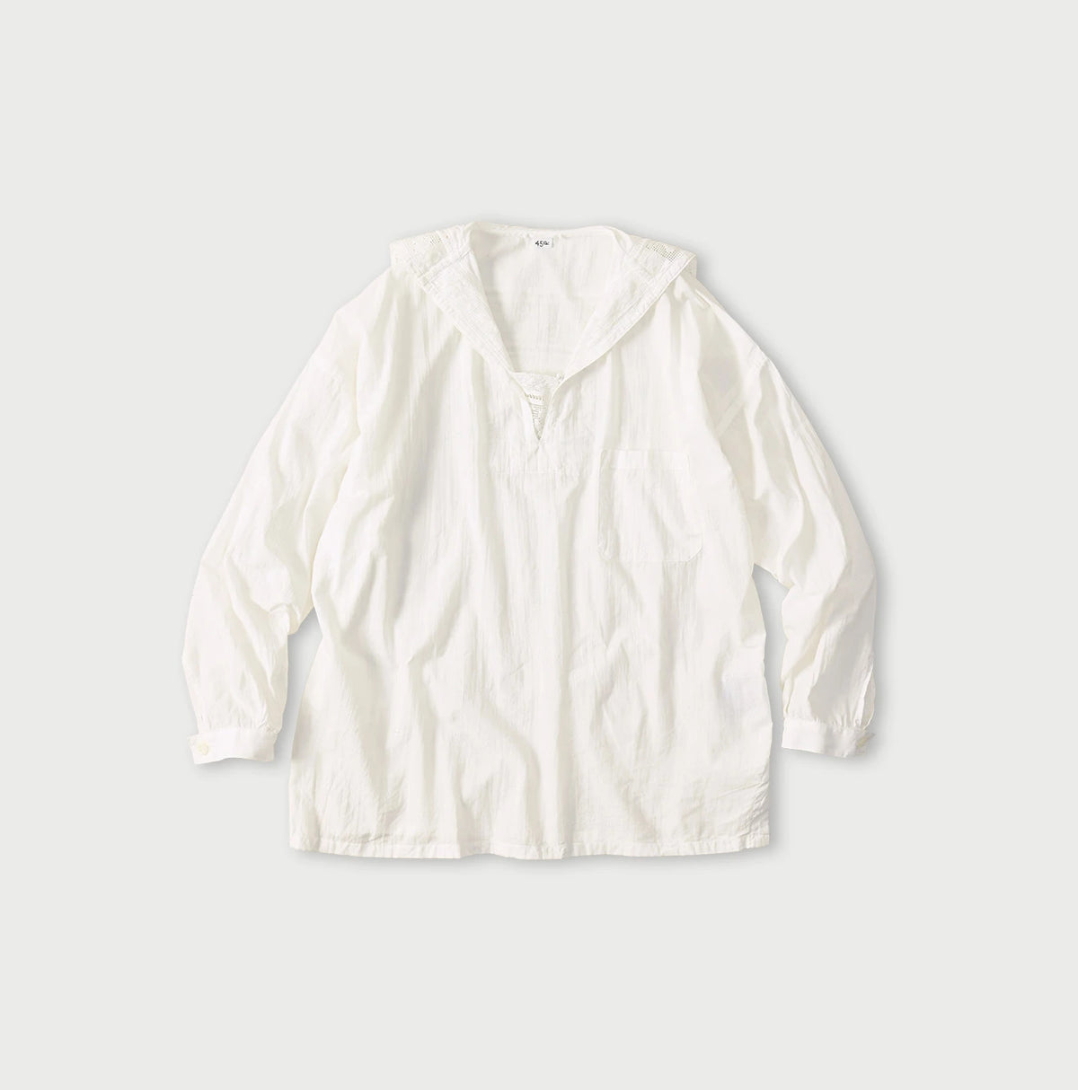 Indian Khadi Sailor Collar Blouse