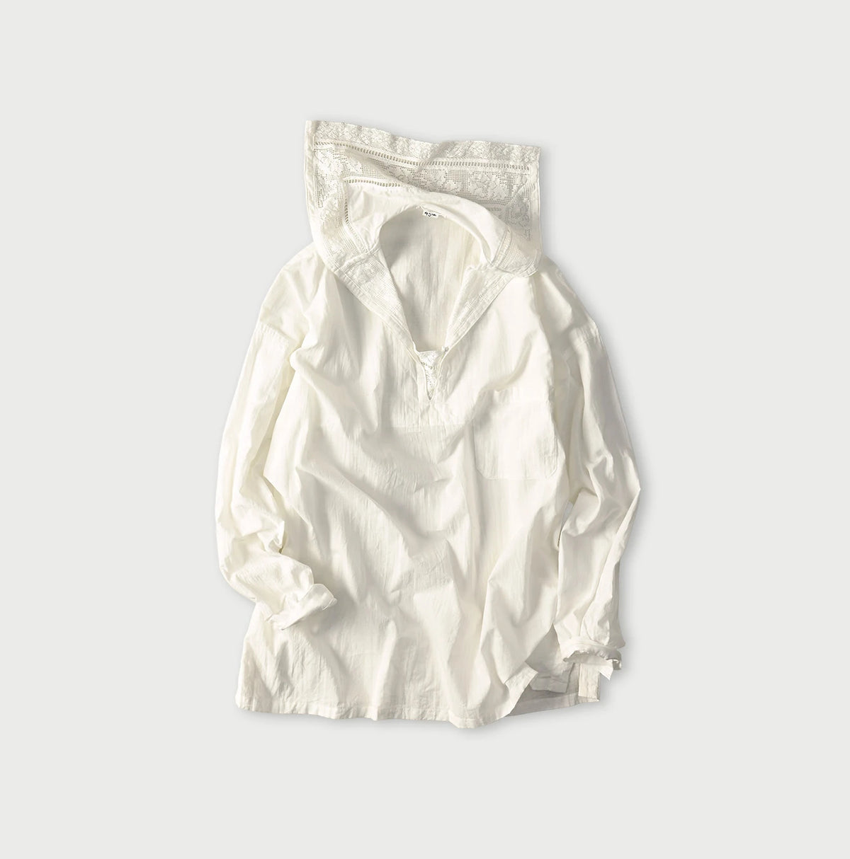 Indian Khadi Sailor Collar Blouse