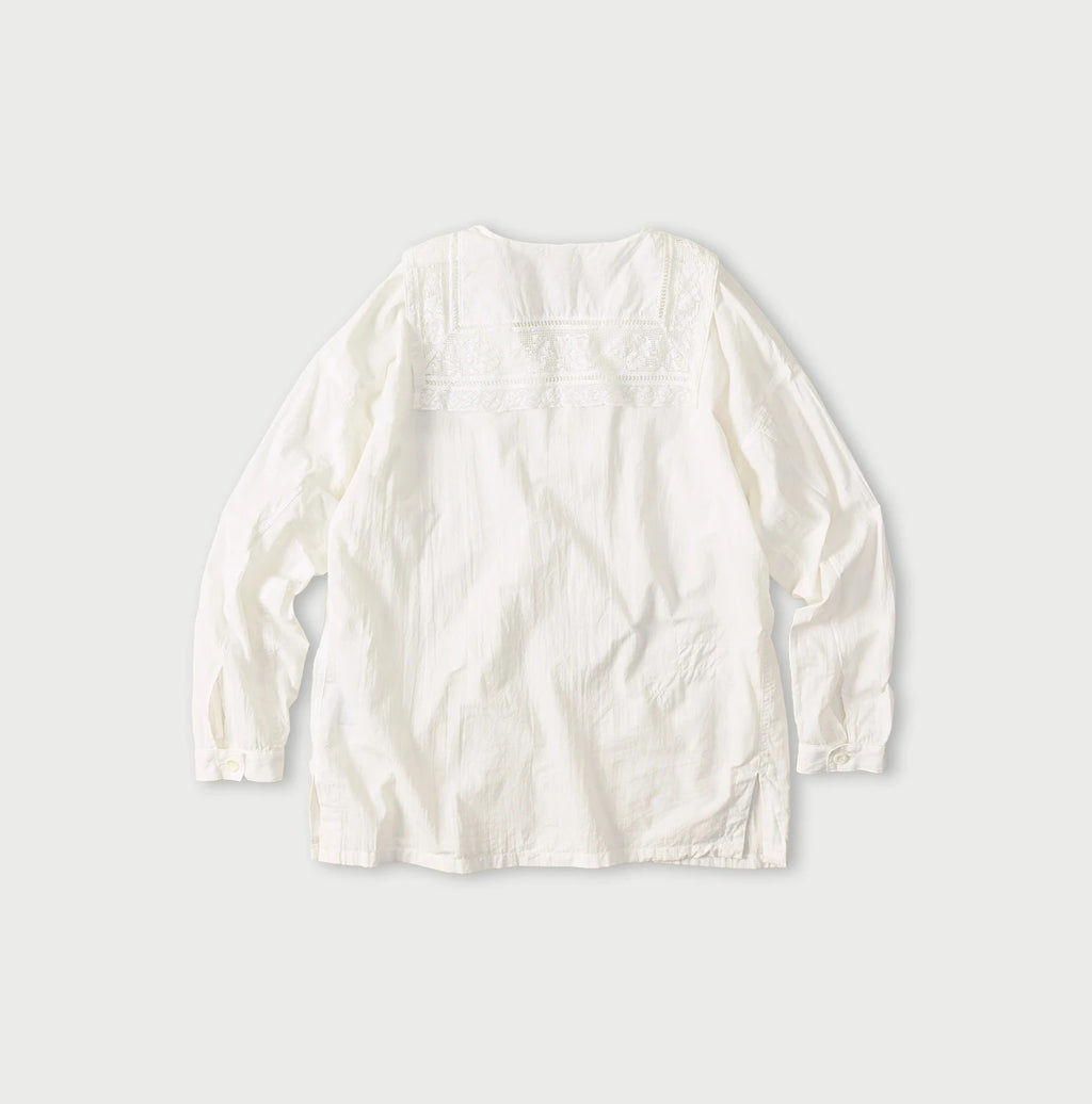 Indian Khadi Sailor Collar Blouse