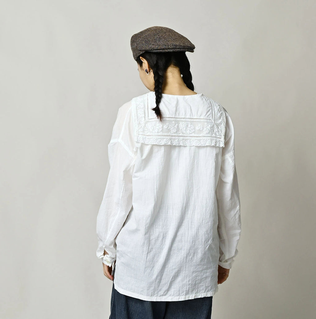 Indian Khadi Sailor Collar Blouse