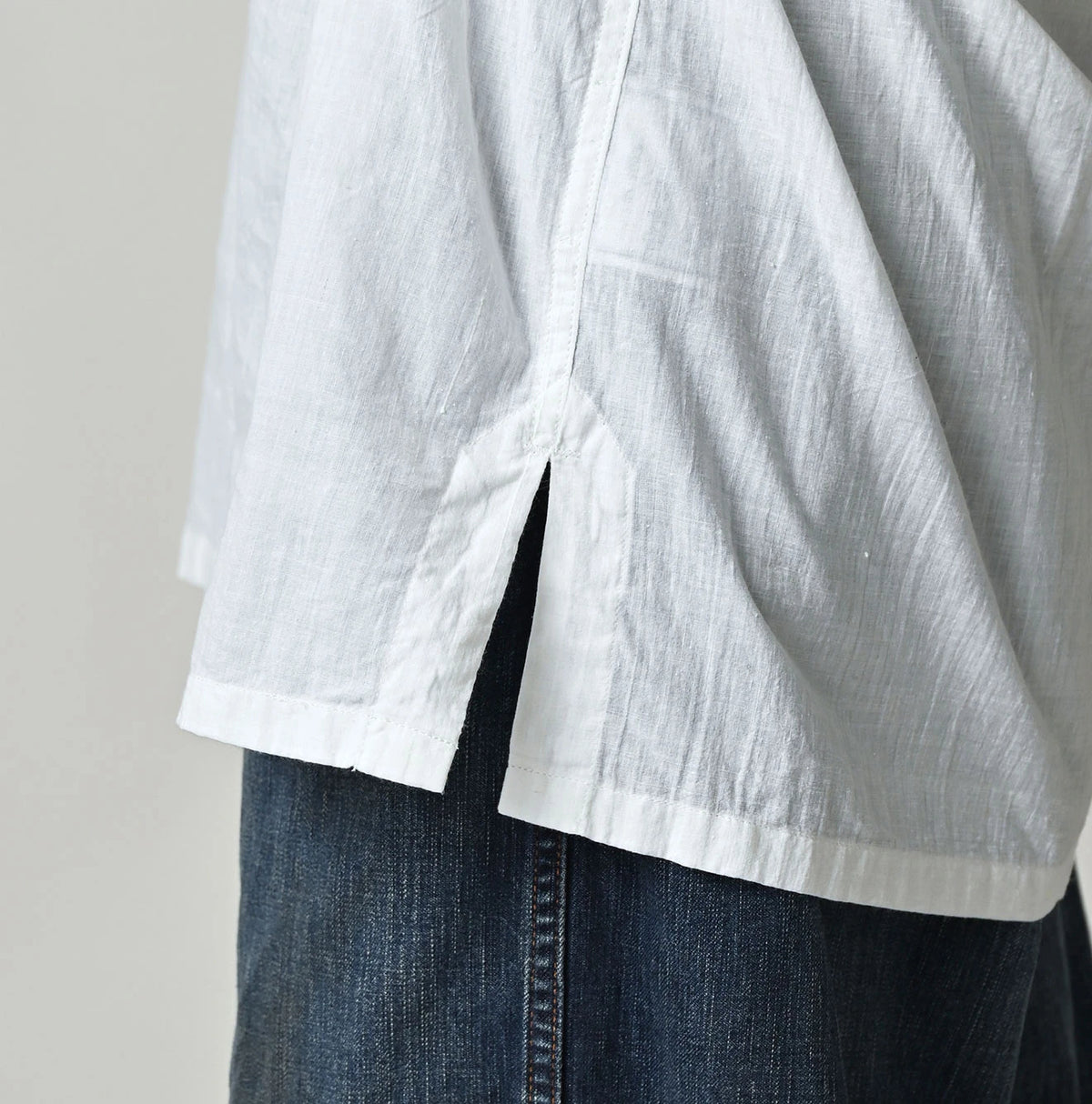 Indian Khadi Sailor Collar Blouse