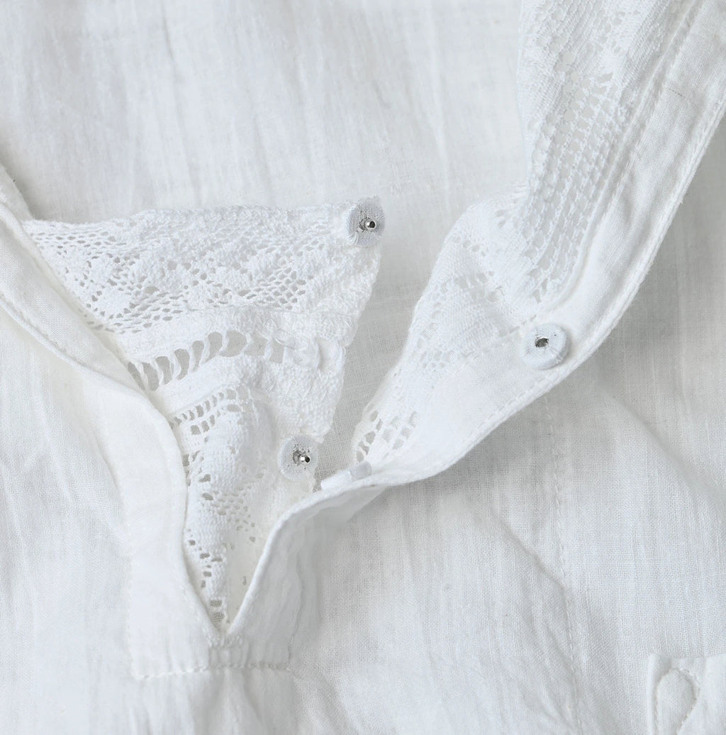 Indian Khadi Sailor Collar Blouse