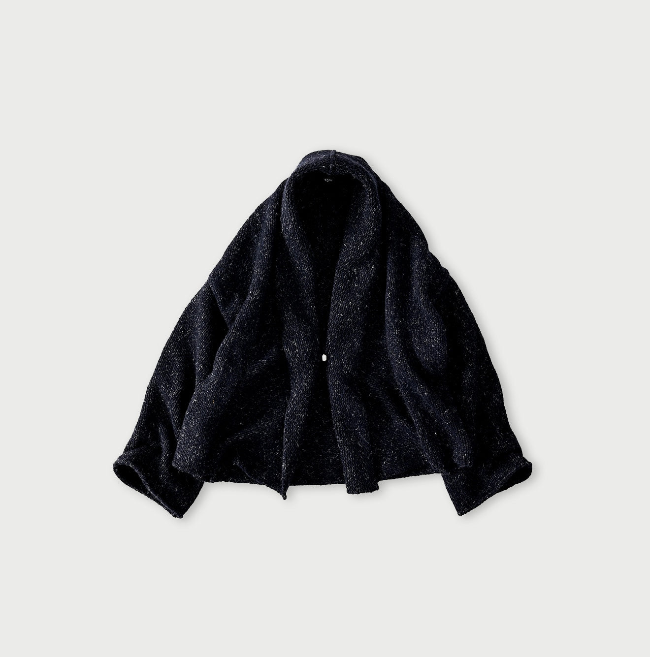 Cashmere Linen Cache-Coeur Navy Top