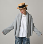Cashmere Linen Cache-Coeur Female Model