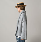 Cashmere Linen Cache-Coeur Female Model