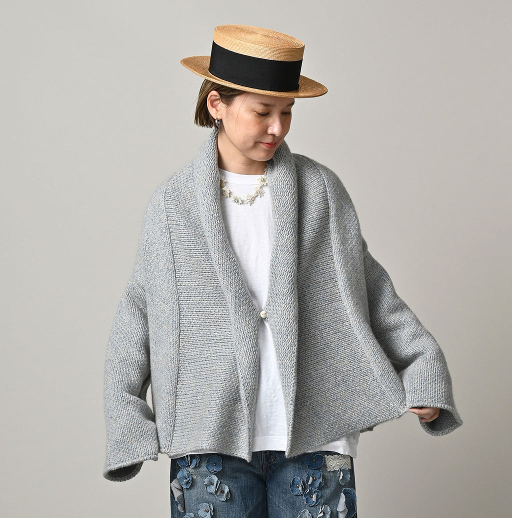 Cashmere Linen Cache-Coeur Female Model