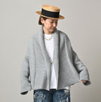 Cashmere Linen Cache-Coeur Female Model