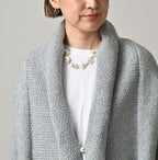 Cashmere Linen Cache-Coeur Detail